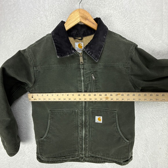Carhartt Sandstone Ridge Coat Sherpa Lined Womens Medium WC061 MOS Moss Green - Picture 5 of 14